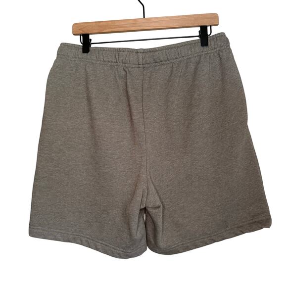 The North Face Men’s Gray Sweatshorts Size Large Drawstring Pockets Logo - Picture 5 of 10